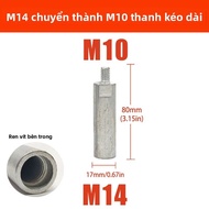 1 Máy Tính M10/M14 Ren Adapter Thanh Nối Dài Chuyển Đổi M14 Sang M10 Cho Xe Máy Đánh Bóng Máy Mài Gó