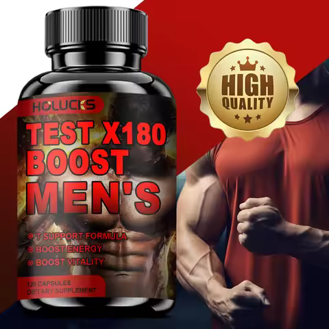 Test X180 Ignite Total Testosterone Booster for Men, with Fenugreek Seed, Build Lean Muscle, Improve