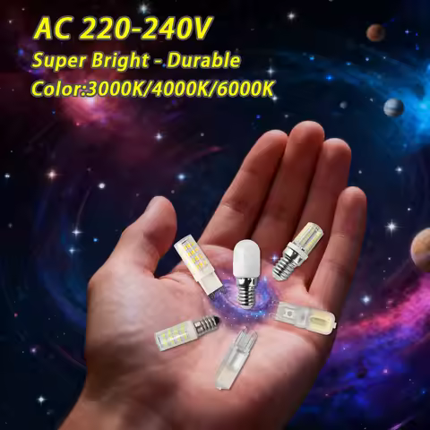 10PCS G9 LED Bulb Soft Warm White G9 Bi-pin Base Light Bulbs for Chandelier AC220-240V 2-4W 360 Beam