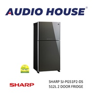 SHARP SJ-PG55P2-DS 554L 2 DOOR FRIDGE ***2 YEARS WARRANTY BY SHARP***