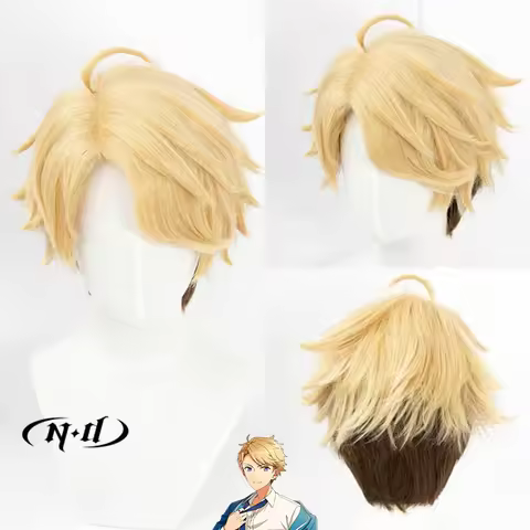 ND Arashi Narukami Cosplay Wigs Hairpiece The Ensemble Stars Cosplay Hair Wigs for Comic Con Coser C
