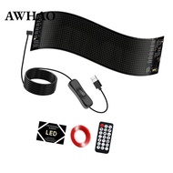[AWHAO] Programmable Car LED Display Car Window Flexible LED Display Screen Panel