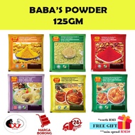 Baba's Powder/Powder[125GM] (Turmeric Powder/Coriander Powder/Chili Powder/Date Powder/Meat Curry Powder/Fish Curry Powder)