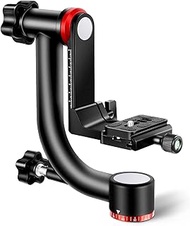 NEEWER Gimbal Tripod Head Professional Heavy Duty Aluminum Alloy with Arca Type Quick Release Plate,