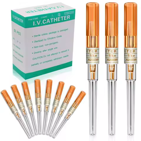 5/10/20/50Pcs 14G Catheter Piercing IV Catheter Ear Nose Hollow for Lip Tongue Cartilage Belly Pierc