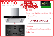 TECNO HOOD AND HOB BUNDLE PACKAGE FOR ( KD 3088 &amp; T 938TRSV) / FREE EXPRESS DELIVERY