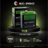 XMAX V1-V3 & XMAX 250/300 V1-V3 & R25 & MT25 & R3 & MT03 SEALED BATTERY SC64 SC 64 YTZ8