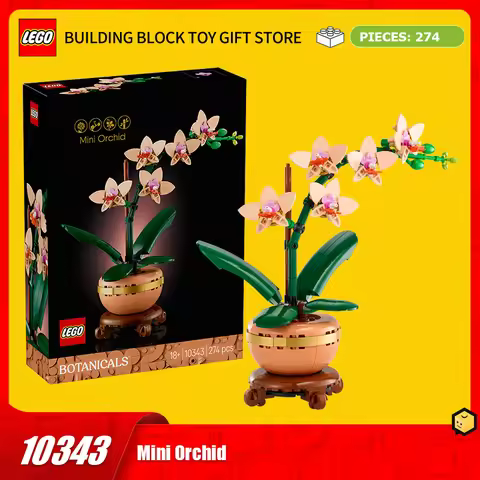Lego bricks, classic Yalan flower bouquet, building blocks, bonsai plants, model bricks, romantic DI