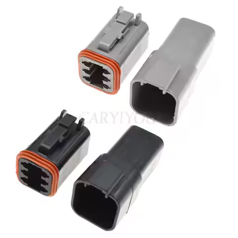 1 Set Black Grey 6 Pin Deutsch DT DT04-6P DT06-6S Gas Accelerator Pedal Plug Automotive Connector Fe