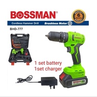 BOSSMAN 20V BHD-777 Brushless Cordless Hammer Drill Driver