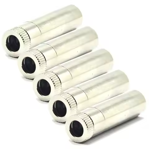 5pcs 12x40mm 5.6mm TO-18 Laser Diode Metal Housing w/ 200nm-2000nm Lens