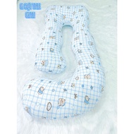 Zcare G-shaped pregnancy pillow, ergonomically designed with bamboo fiber fabric, 7D cotton, (1.65*0