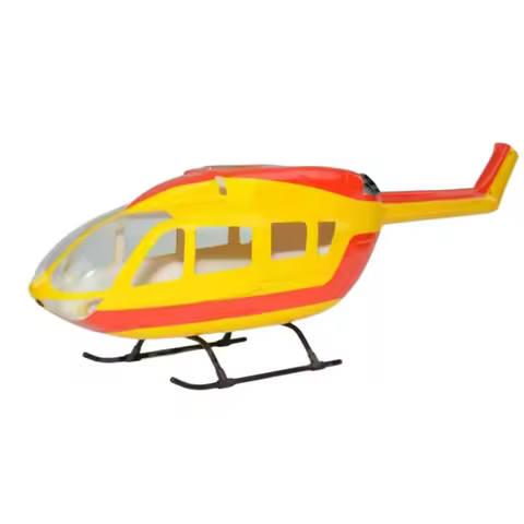 Roban 450 Size EC145 Helicopter Scale Fuselage Glassfiber Shell RC Copter Body Model Cover