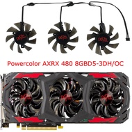-3Pcs/Set,GA81S2U,Replace GA81B2U,VGA GPU Video Cooler Fan,For Powercolor RX570 4GB Red Devil RX 480