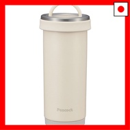 【Direct From Japan】Peacock Water Bottle 400ml Thermal Insulation Mug Bottle Thermos White AKS-R40-WY