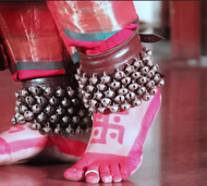 Brass Traditional Bharatanatyam Ankle Bells_Ready Stock