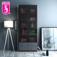 SEA HORSE KLASS Designer Bookshelf (Incl. Installation and Delivery) (without Light) (YHT-BOO-WTX)