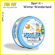 (FunToy SG) Spot it! Winter Wonderland - Dobble Kids Birthday Pa - Party Game 2-6+ Players Age 6+