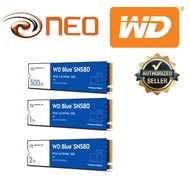 WD Blue SN580 NVMe™ SSD - 500GB | 1TB | 2TB