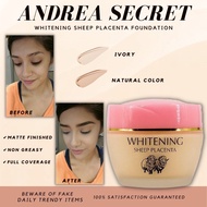 ♞Authentic Andrea Secret Sheep Whitening Placenta Foundation Cream Beauty Make Up Cream 70g