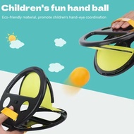 Children's Hand Grasping Throwing Receiving Double Person  Parent Child Pinball Sports Clamping Padd