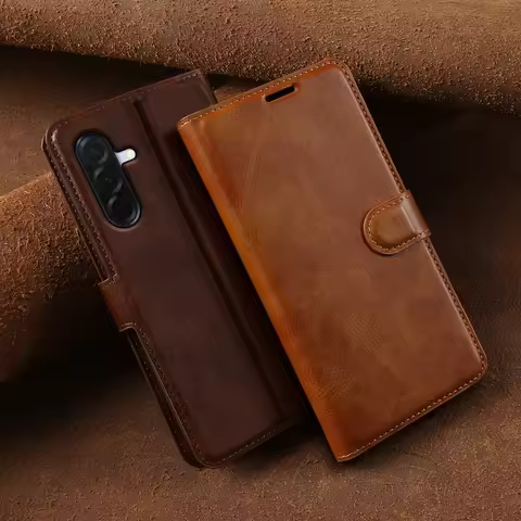 Premium Calf Leather Flip Case For Samsung Galaxy A17 A16 A55 A36 A26 M55 C55 A05s M54 M34 A54 A06 A