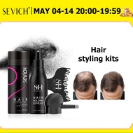 SEVICH Hair Building Fiber with Hair Spray 10 Colors Hair Fiber Applicator (25 g)