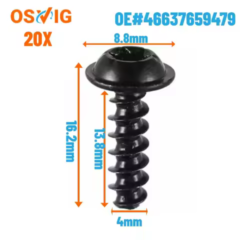 20pcs 46637659479 For Bmw 5 Series 5 Series 6 Series 7 Series X6x6z4 Mini Mini Head Self-tapping Bol