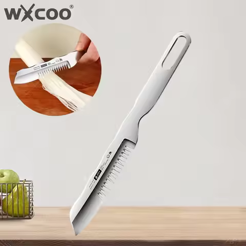 WXCOO Stainless Steel Vegetable Fruit Slicer Cucumber Carrot Onion Chopper Green Onion Slicer