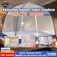[dikirim dari jakarta] KELAMBU LIPAT CANTIK KELAMBU GANTUNG SUPER JUMBO 1.8mx2mTEMPAT TIDUR DEWASA K