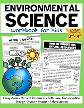 Environmental Science Workbook for Kids: Environmental Science Activity Book for 3rd & 4th Grade – F