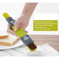 [Ready Stock] Adjustable Measuring Spoon Double Sided Powder Metering Spoons Tool Metric Spoon for B