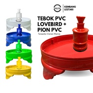 PVC BOX + THICK PVC PION LOVEBIRD CAGE ANTI-BREAK