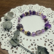 Amethyst Plum Blossom Tourmaline Iolite Purple Aurora Crown Chakra Spiritual Duobao 15 Circum