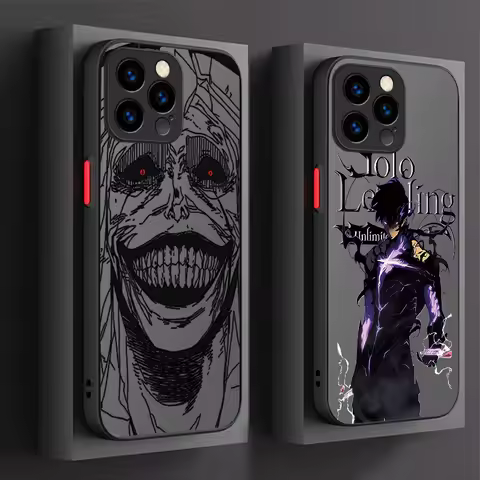 Hot Sell Anime S-Solo Levelings Hard Phone Case For iPhone 17 Air 15 16E 16 14 13 12 11 Pro Max XR 7