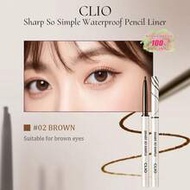 Sharp So Simple Waterproof Eyeliner Pencil 02, Smooth Application, High Pigmentation, Long-Lasting A