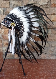 TOPI INDIAN topi apache double bulu