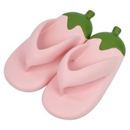 Eggplant Shape Non-Slip Shoes Shower Flip FlopsUnisex Slides Sandals Lightweight Home Slippers for W