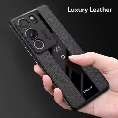 Leather Phone Case For Vivo V29 5G Case Stylish Luxury Soft Back Cover For Vivo V 29 V29Pro Camera P