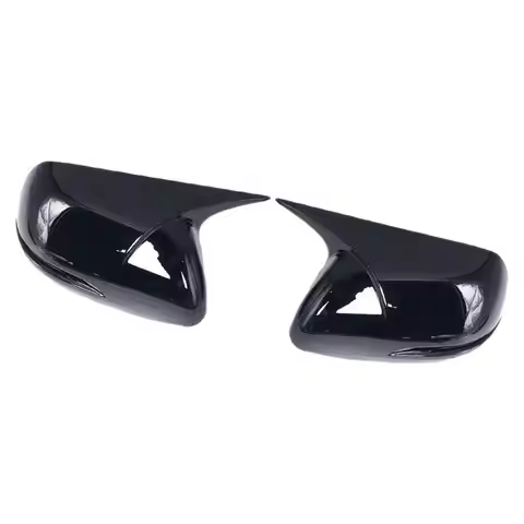 1 Pair Horn Ox Rear View Side Mirror Cover Trim Black Fit for Honda CR-V 2012 2013 2014 2015 2016 20