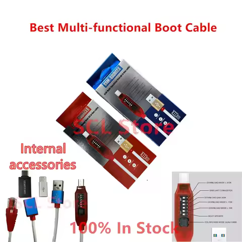 All Boot Cable (EASY SWITCHING) Micro USB RJ45 All in One Multifunction Boot Cable edl cable Umf Cab