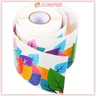 【in stock】JUNIPER0 Bulletin Board Border, Colorful Leaf Self-adhesive Border Trim Bulletin Board, 3 