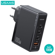 USAMS T50 Fast Charger Head Adapter GaN 100W 4 ports ACCC