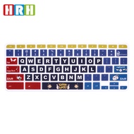 HRH High Quality Ultra-thin Durable English Silicone Laptop Keyboard Skin Cover For HP laptop Chrome