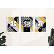 3 pcs set Wooden Poster Frame CUSTOM DESIGN] 18 X 24 INCH