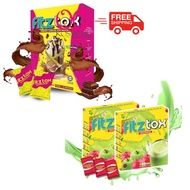 FITZTOX PREMIX CHOCOLATE MOCHA APPLE Konjac Jelly Coklat Vitamilk Kalista White Glow Whitening Detox