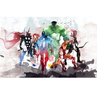 Avengers Ironman Captain America Thor Hulk Black Widow Hawkeye Full Round Drill 5D DIY Diamond Paint
