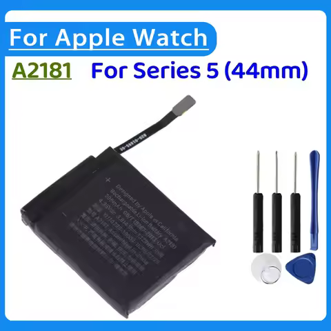 1-2pcs 296mAh A2181 Battery For Apple Watch Series 5 44mm SE 44MM a2181 Smart Watch Batteries + Free