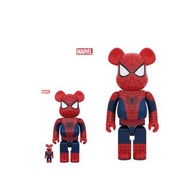 BE@RBRICK THE AMAZING SPIDER-MAN 100% &amp; 400% 1000% bearbrick spiderman spider man 蜘蛛俠