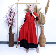 Long outer set kulot jumbo ld 130 bahan Jersey Zoya/ cardigan jumbo set kulot/cardigan untuk BB 100k